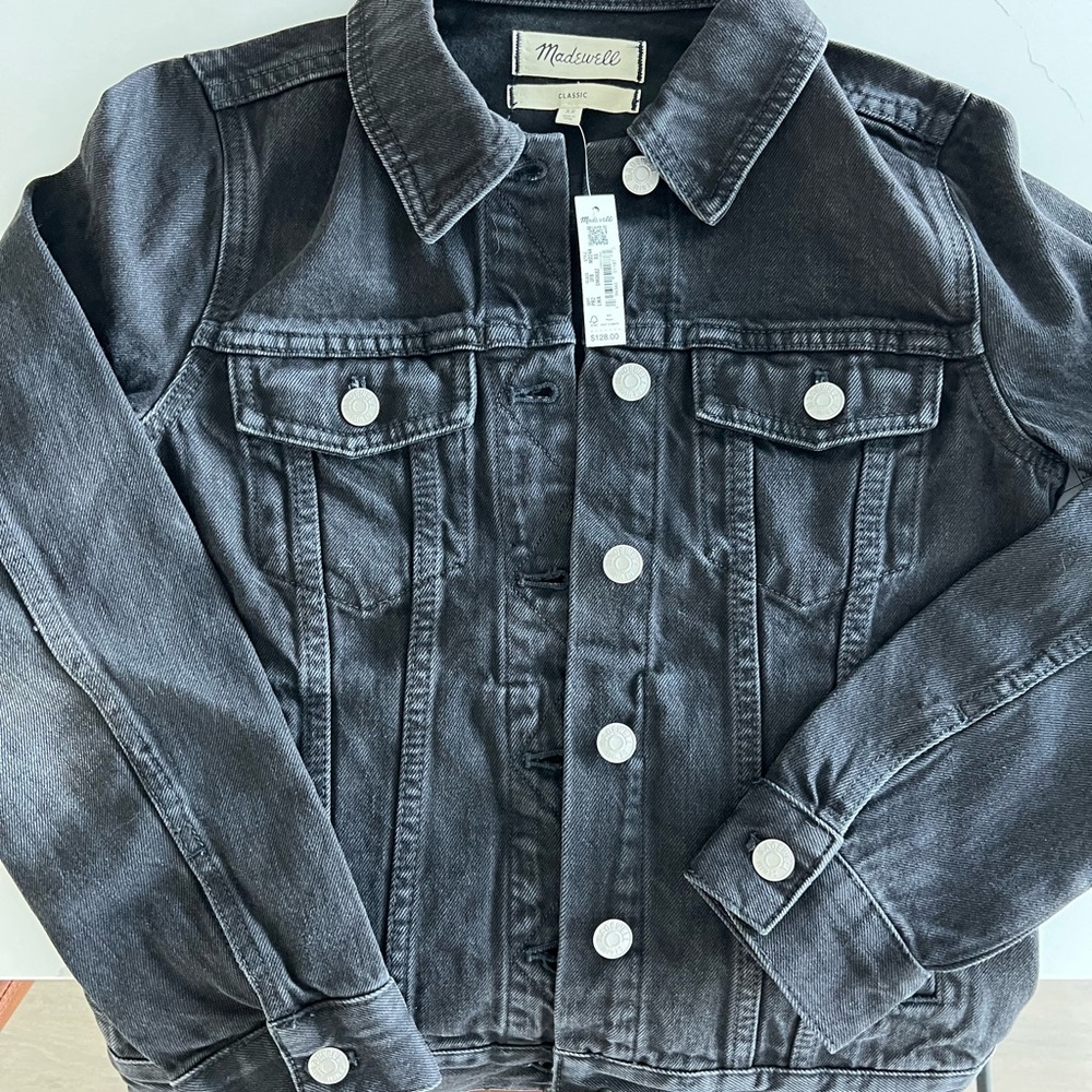 Madewell black denim jacket